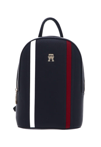 TOMMY HILFIGER Emblem Backpack Zaino Donna Space Blue AW0AW15115 - Sandrini Calzature e Abbigliamento