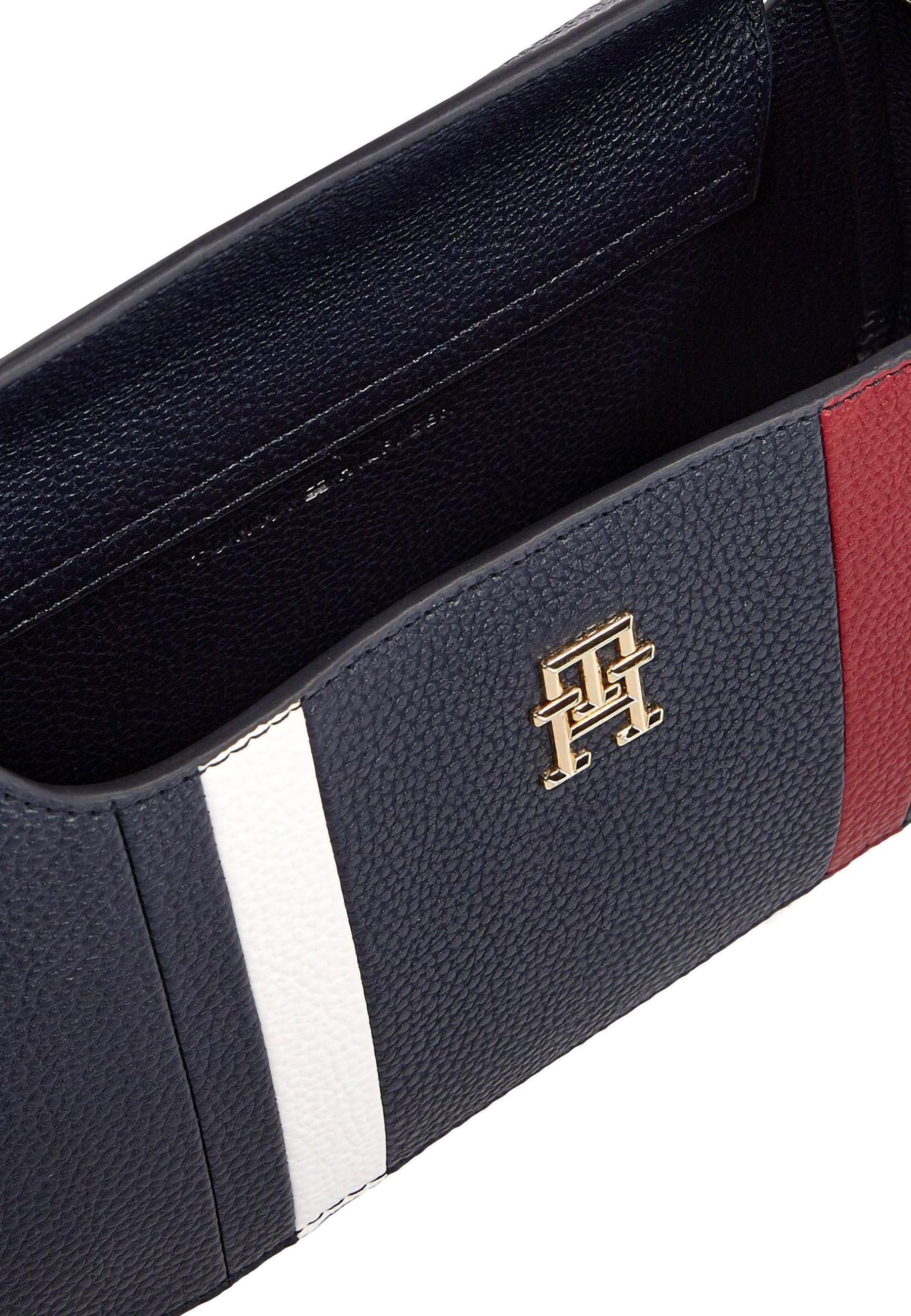 TOMMY HILFIGER Emblem Borsa Shoulder Space Blue AW0AW15114 - Sandrini Calzature e Abbigliamento