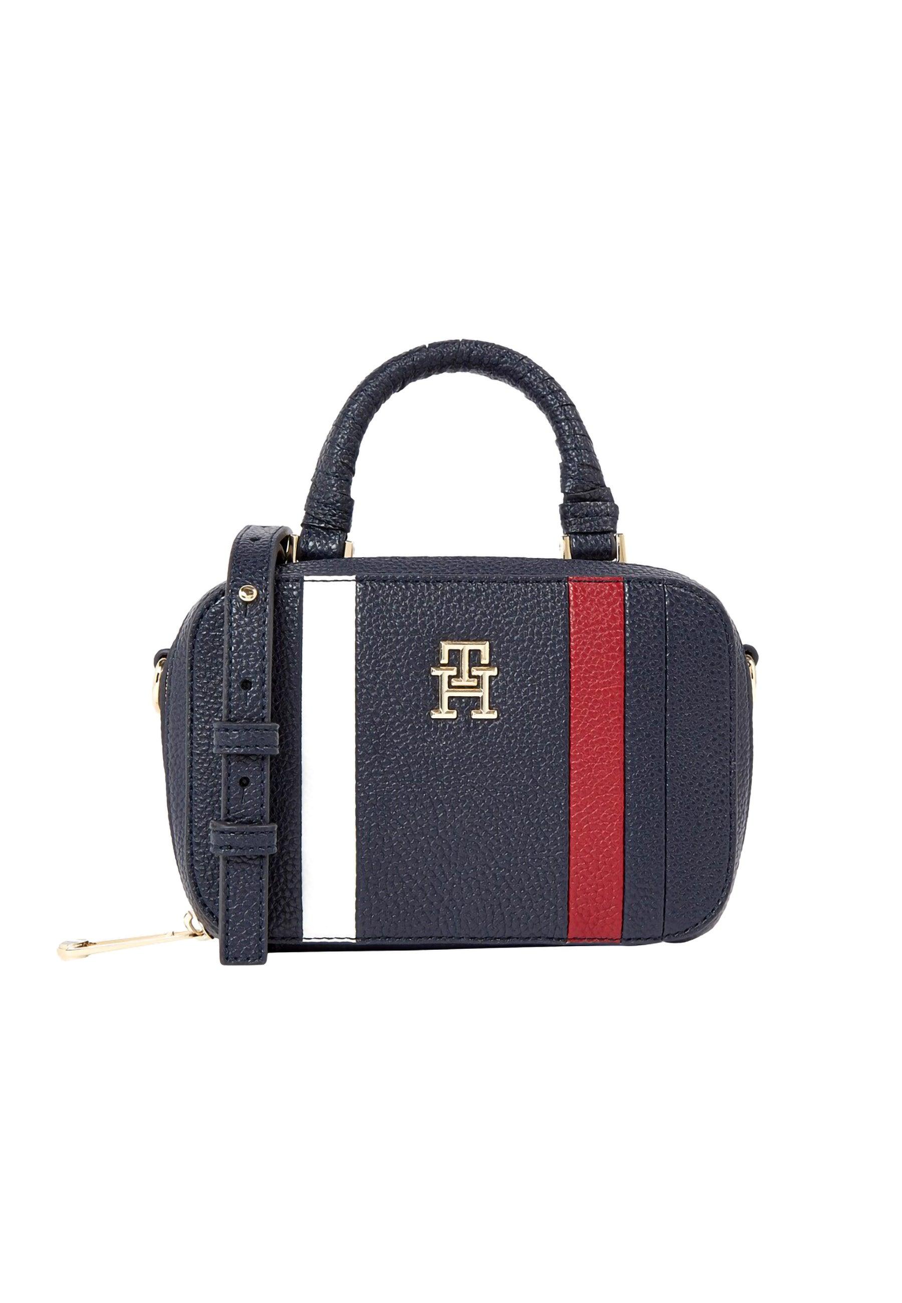 TOMMY HILFIGER Emblem Trunk Borsa Space Blue AW0AW15113 - Sandrini Calzature e Abbigliamento