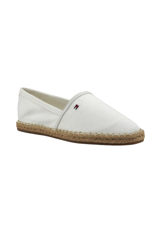 TOMMY HILFIGER Espadrillas Donna Ecru Bianco FW0FW06497 - Sandrini Calzature e Abbigliamento