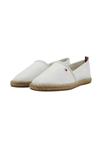 TOMMY HILFIGER Espadrillas Donna Ecru Bianco FW0FW06497 - Sandrini Calzature e Abbigliamento