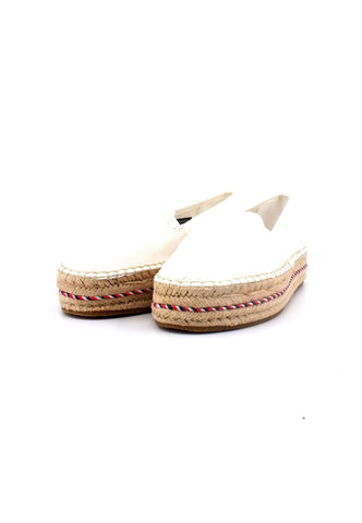 TOMMY HILFIGER Espadrillas Donna Ecru FW0FW07014 - Sandrini Calzature e Abbigliamento