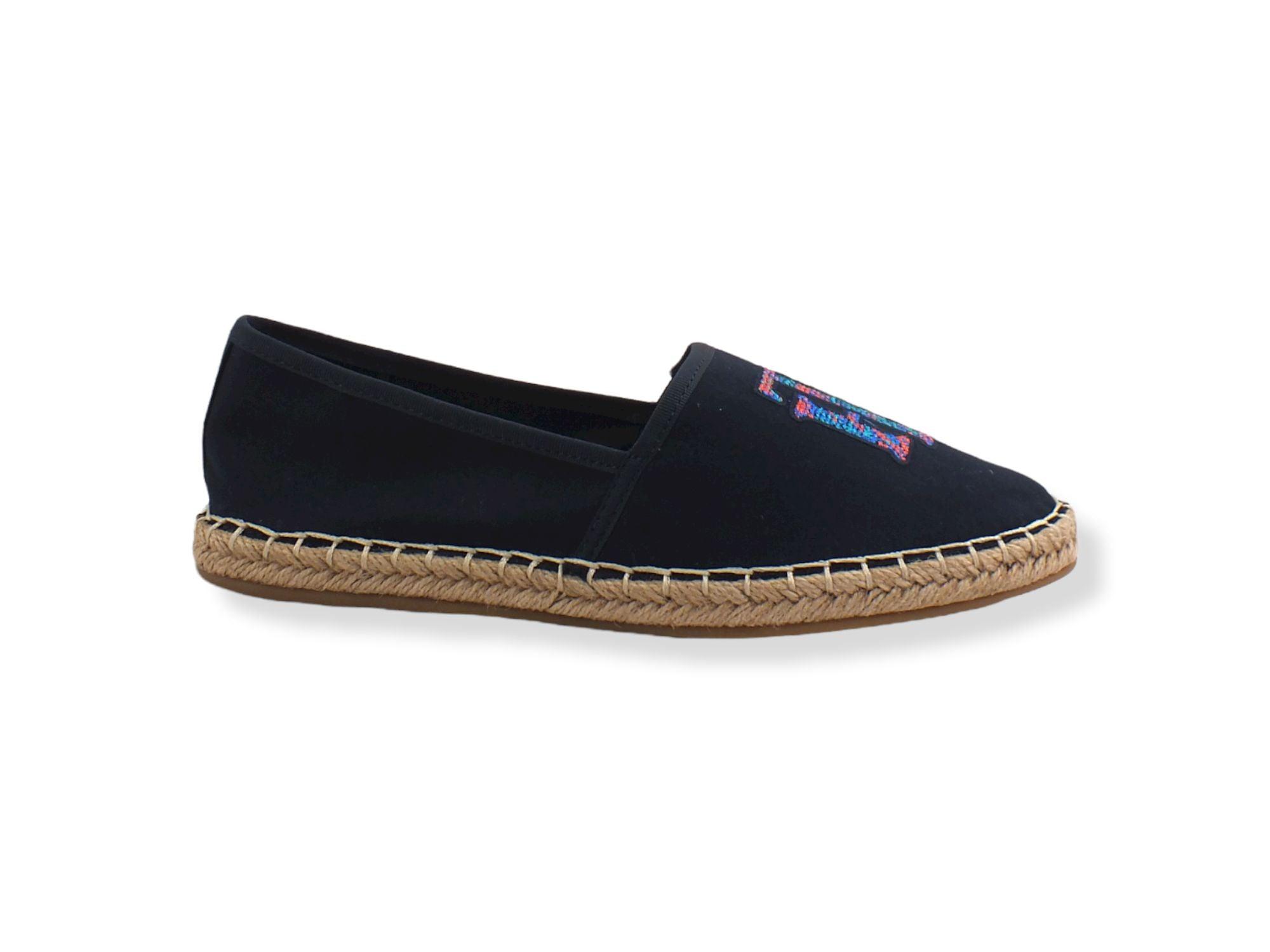TOMMY HILFIGER Espadrillas Donna Logo Blu FW0FW06158 - Sandrini Calzature e Abbigliamento