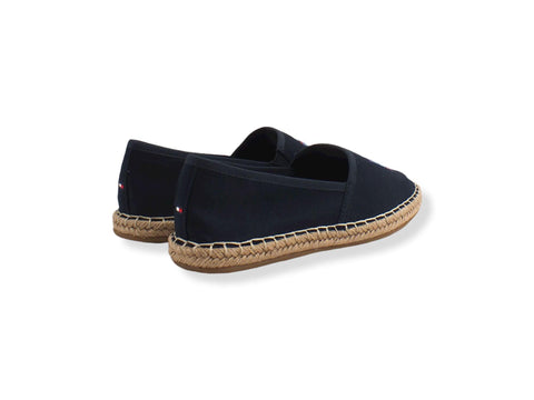 TOMMY HILFIGER Espadrillas Donna Logo Blu FW0FW06158 - Sandrini Calzature e Abbigliamento