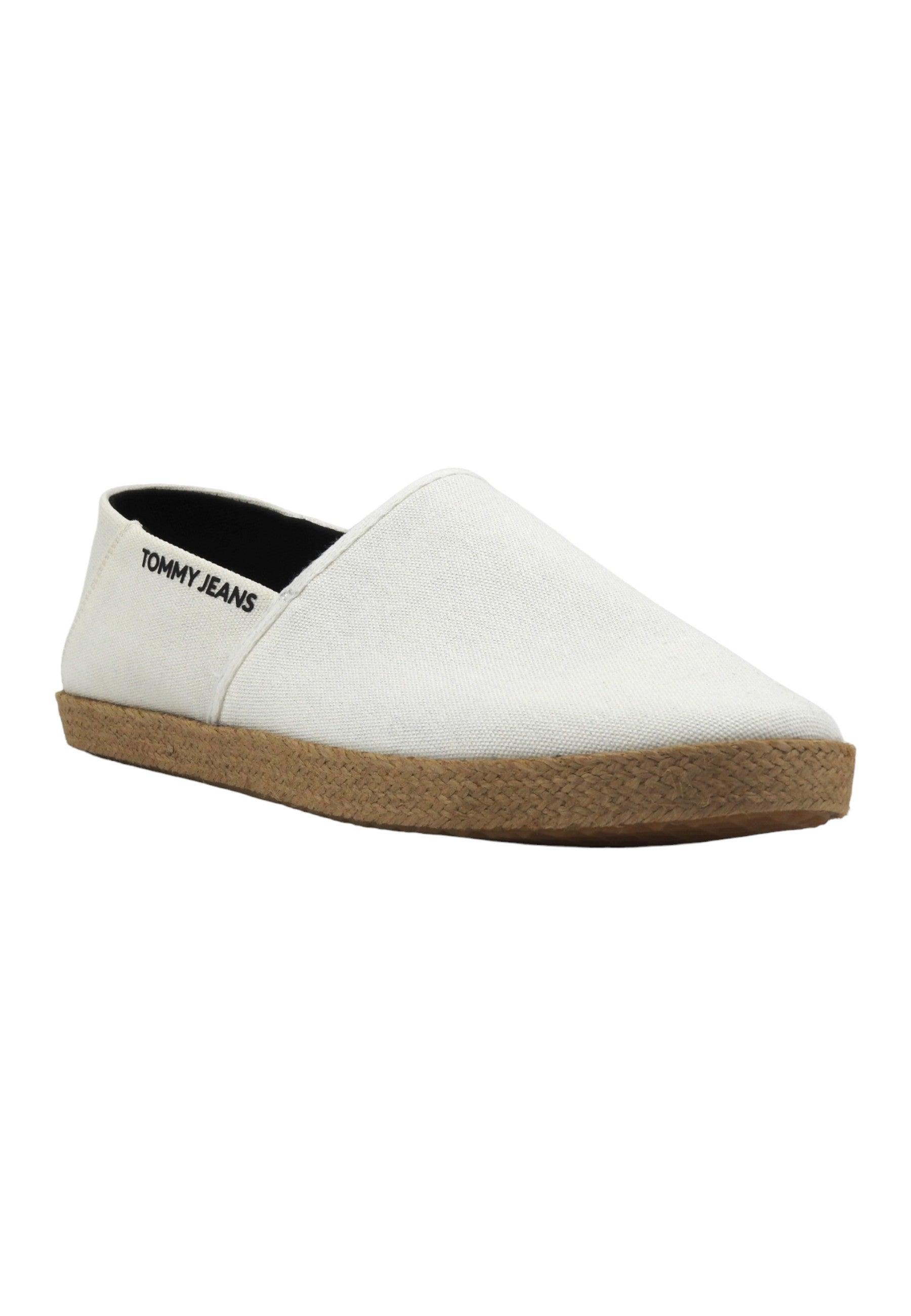 TOMMY HILFIGER Espadrillas Uomo Ecru Bianco EM0EM01386 - Sandrini Calzature e Abbigliamento