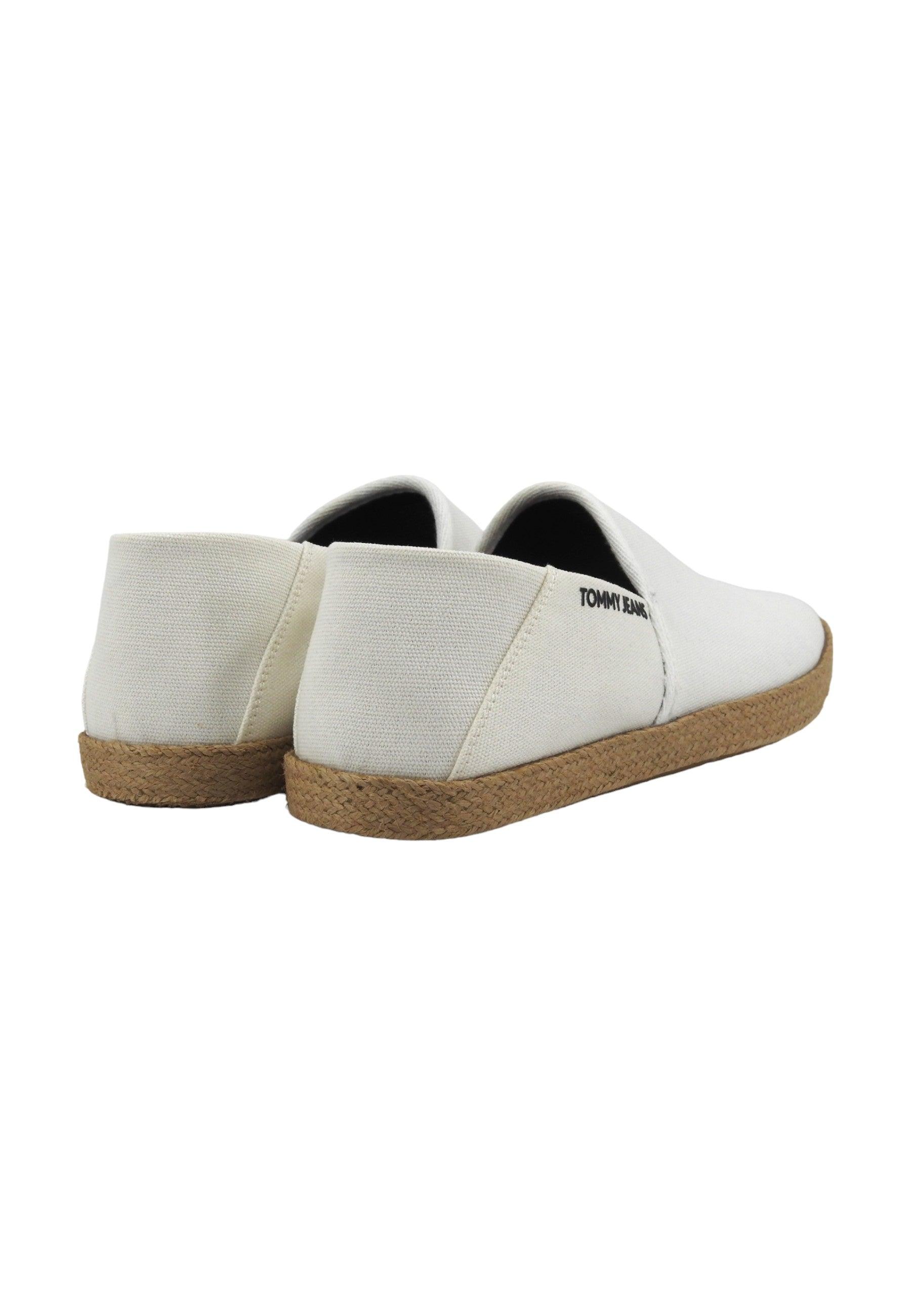 TOMMY HILFIGER Espadrillas Uomo Ecru Bianco EM0EM01386 - Sandrini Calzature e Abbigliamento