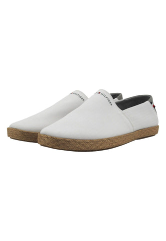 TOMMY HILFIGER Espadrillas Uomo White FM0FM04981 - Sandrini Calzature e Abbigliamento