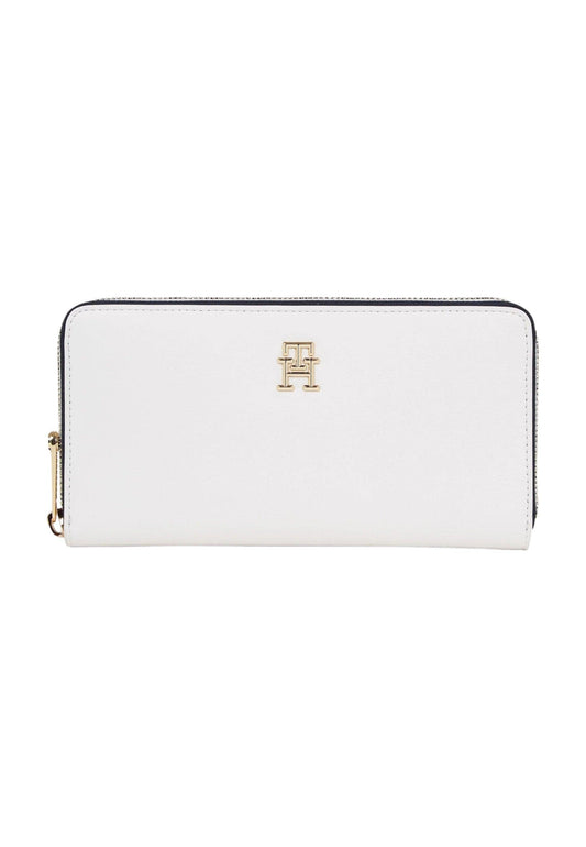 TOMMY HILFIGER Essential Portafoglio Donna White AW0AW16094 - Sandrini Calzature e Abbigliamento