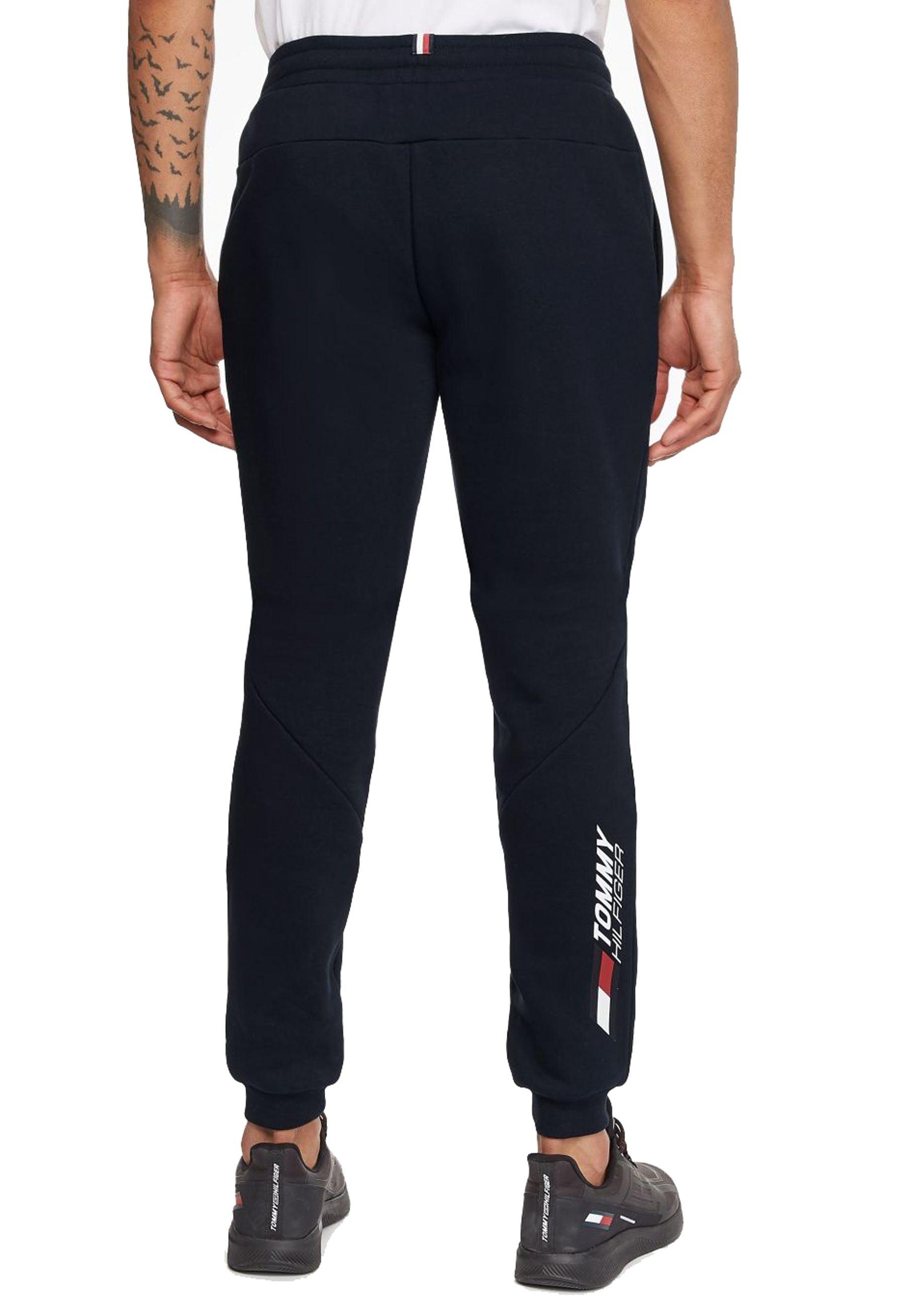 TOMMY HILFIGER Essential Sweat Pantalone Lungo Blu Desert Sky MW0MW27924 - Sandrini Calzature e Abbigliamento