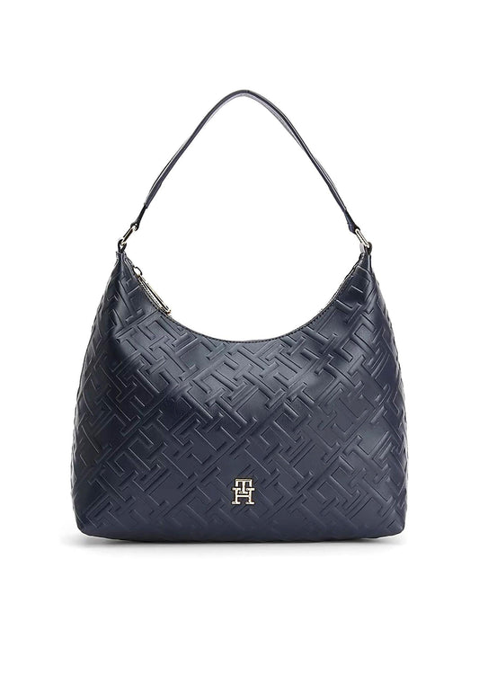TOMMY HILFIGER Iconic Borsa Shoulder Dasert Sky AW0AW14365 - Sandrini Calzature e Abbigliamento