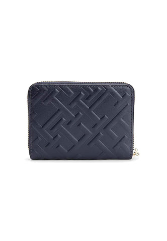 TOMMY HILFIGER Iconic Tommy Portafoglio Monogram Donna Navy AW0AW14342 - Sandrini Calzature e Abbigliamento