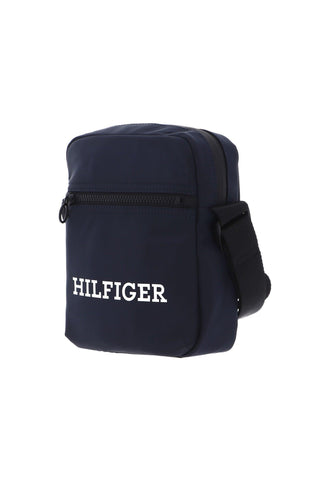 TOMMY HILFIGER Mini Reporter Tracolla Uomo Space Blue AM0AM11381 - Sandrini Calzature e Abbigliamento