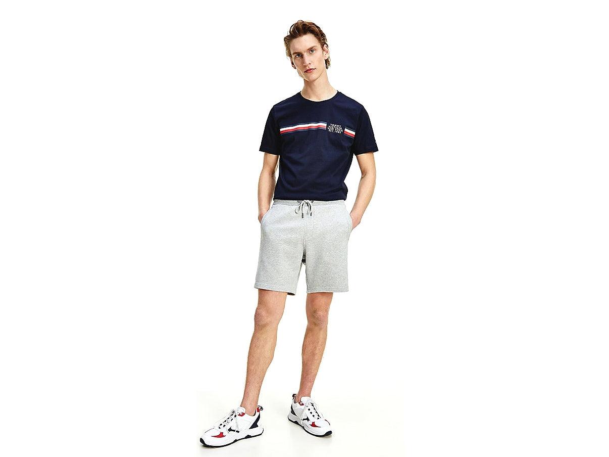 TOMMY HILFIGER Pantaloncini Corti Shorts Sportivi Medium Grey MW0MW17401 - Sandrini Calzature e Abbigliamento