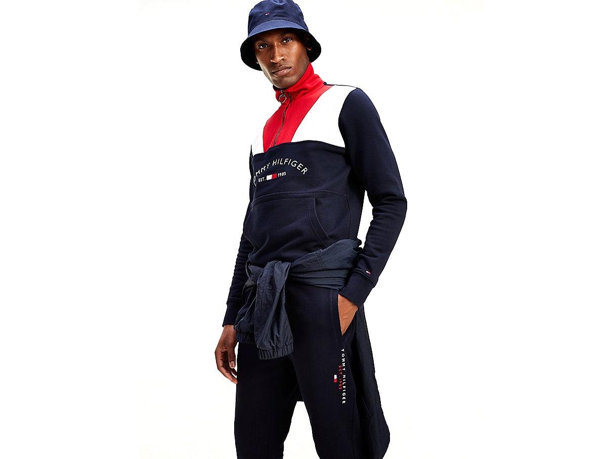 TOMMY HILFIGER Pantalone Tuta Joggers Uomo Desert Sky MW0MW17384 - Sandrini Calzature e Abbigliamento