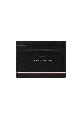 TOMMY HILFIGER Portafoglio Portacarte Uomo Black AM0AM11257 - Sandrini Calzature e Abbigliamento