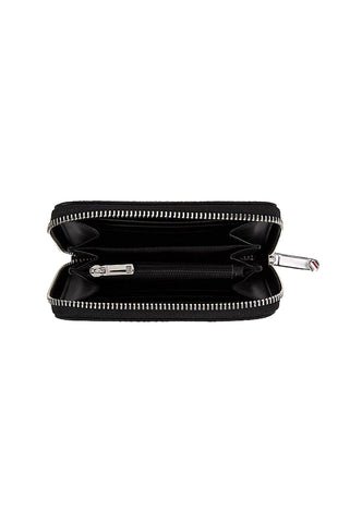 TOMMY HILFIGER Portafoglio Small Zip Donna Black AW0AW14649 - Sandrini Calzature e Abbigliamento