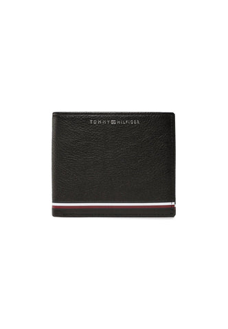 TOMMY HILFIGER Portafoglio Uomo Black AM0AM11259 - Sandrini Calzature e Abbigliamento
