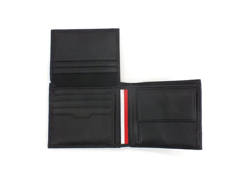 TOMMY HILFIGER Portafoglio Uomo Flap Coin Black AM0AM08118 - Sandrini Calzature e Abbigliamento