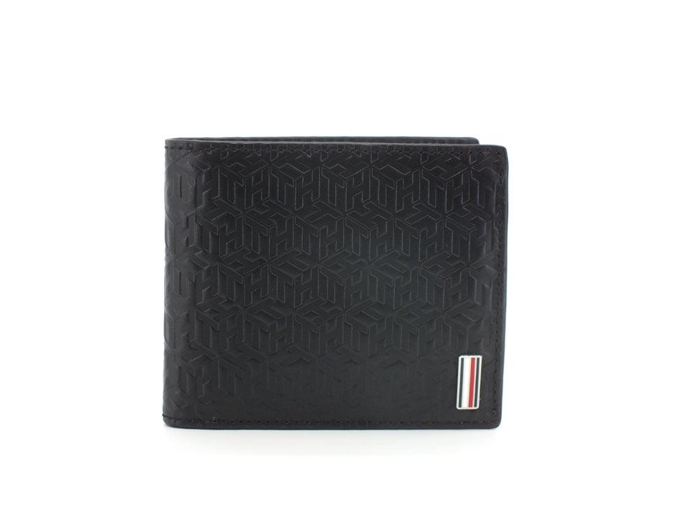 TOMMY HILFIGER Portafoglio Uomo Mono CC Black AM0AM08354 - Sandrini Calzature e Abbigliamento