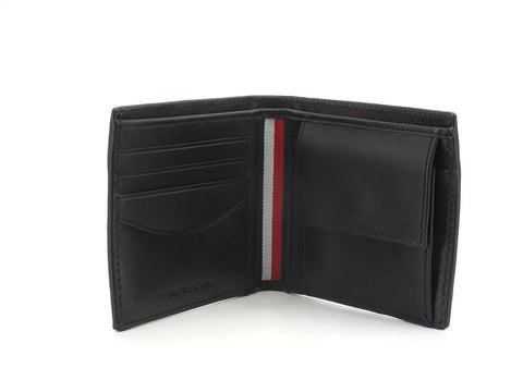 TOMMY HILFIGER Portafoglio Uomo Mono CC Black AM0AM08354 - Sandrini Calzature e Abbigliamento