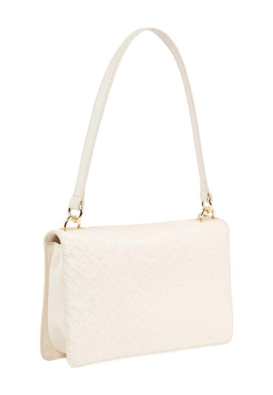 TOMMY HILFIGER Refined Borsa Shoulder Cream AW0AW15975 - Sandrini Calzature e Abbigliamento