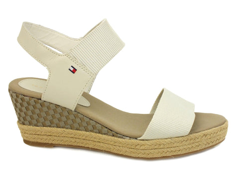 TOMMY HILFIGER Sandalo Whisper White FW0FW02829 - Sandrini Calzature e Abbigliamento