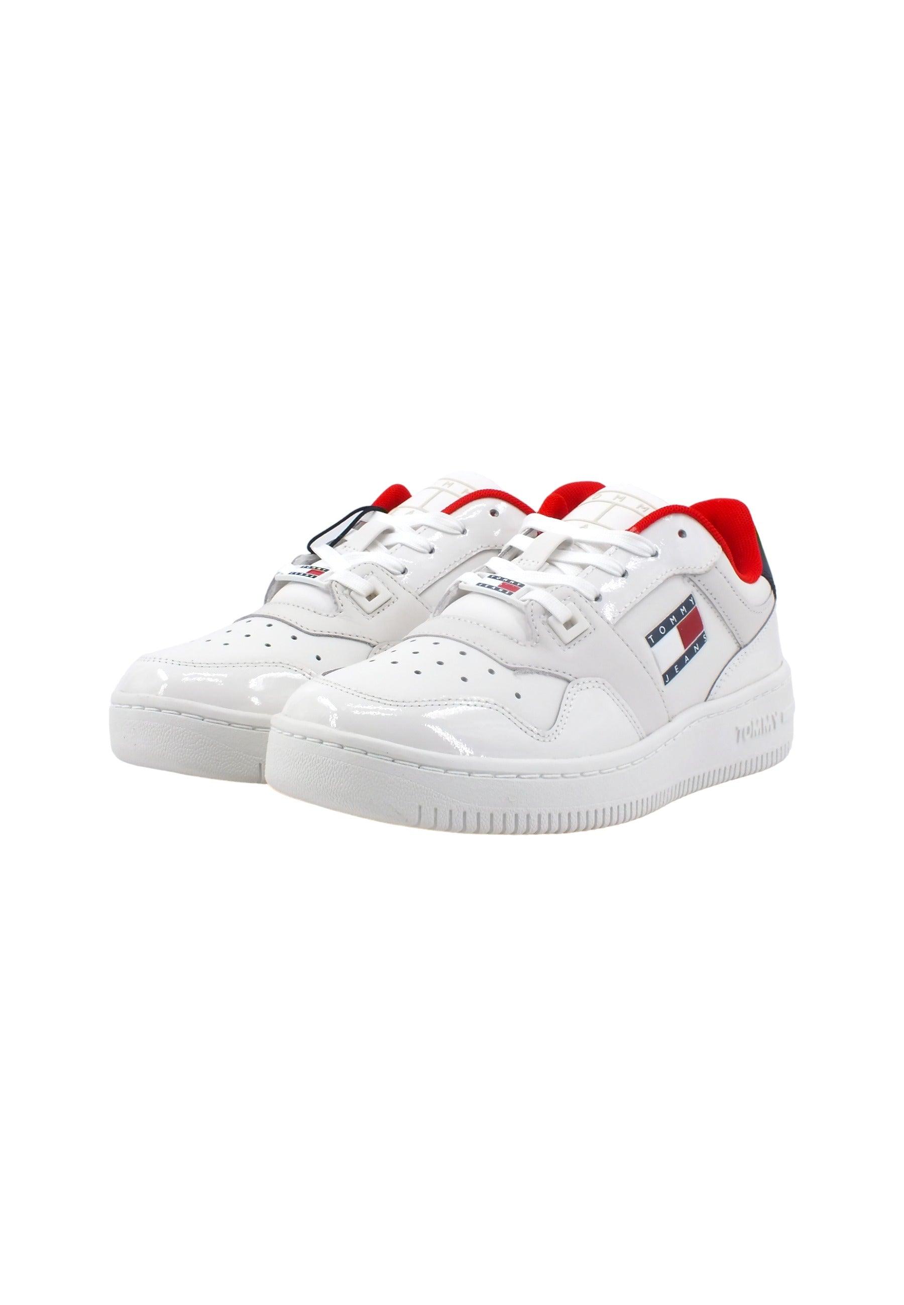 TOMMY HILFIGER Sneaker Donna White Corporate EN0EN02206 - Sandrini Calzature e Abbigliamento