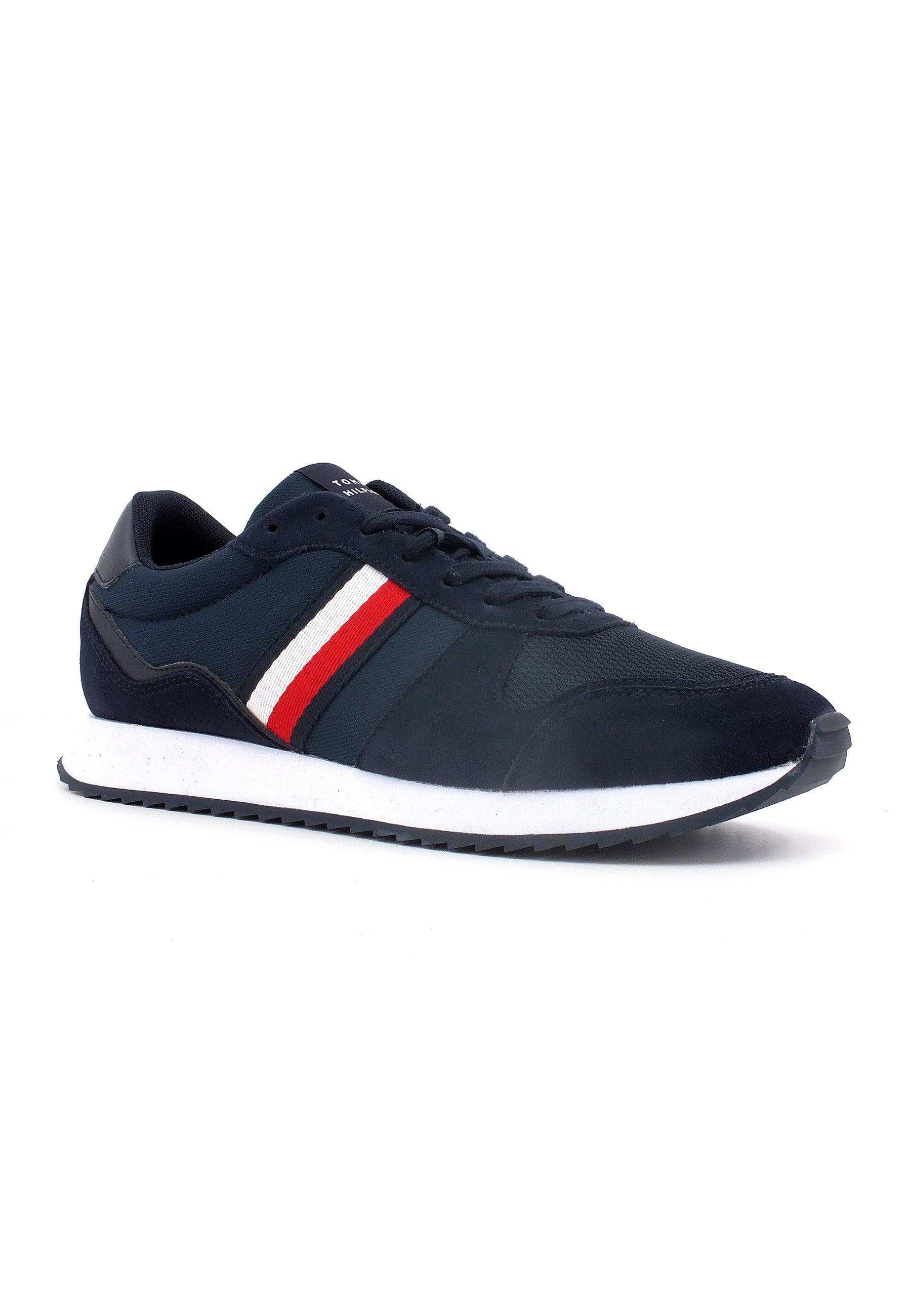 TOMMY HILFIGER Sneaker Evo Mix Uomo Desert Sky FM0FM04886 - Sandrini Calzature e Abbigliamento