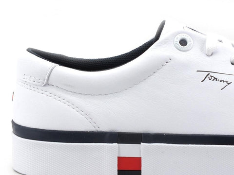 TOMMY HILFIGER Sneaker Logo White FM0FM03727 - Sandrini Calzature e Abbigliamento
