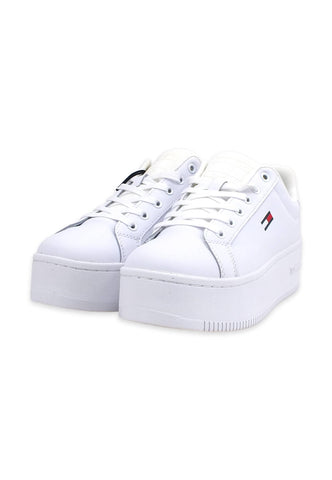 TOMMY HilFIGER Sneaker Ox Donna White EN0EN02043 - Sandrini Calzature e Abbigliamento