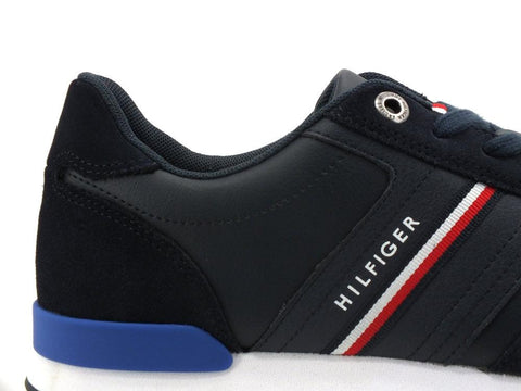 TOMMY HILFIGER Sneaker Running Logo Desert Sky FM0FM03743 - Sandrini Calzature e Abbigliamento