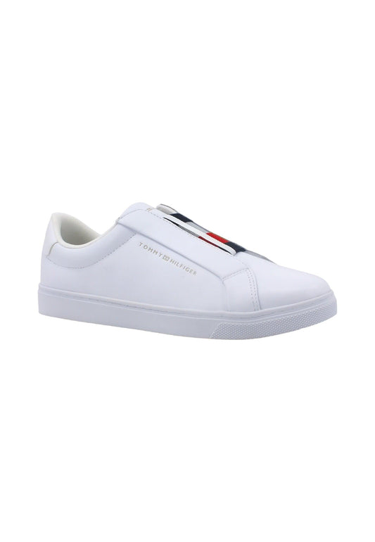 TOMMY HILFIGER Sneaker Slip On Donna White FW0FW07032 - Sandrini Calzature e Abbigliamento