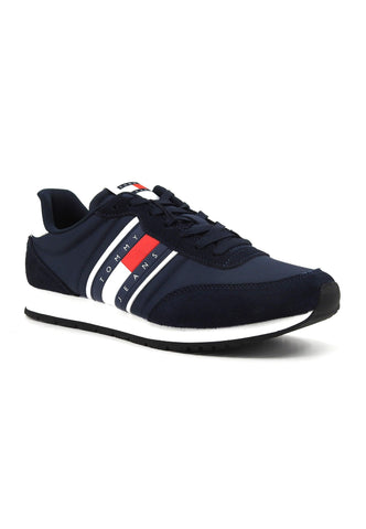 TOMMY HILFIGER Sneaker Uomo Dark Night Navy EM0EM01351 - Sandrini Calzature e Abbigliamento