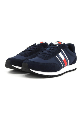 TOMMY HILFIGER Sneaker Uomo Dark Night Navy EM0EM01351 - Sandrini Calzature e Abbigliamento