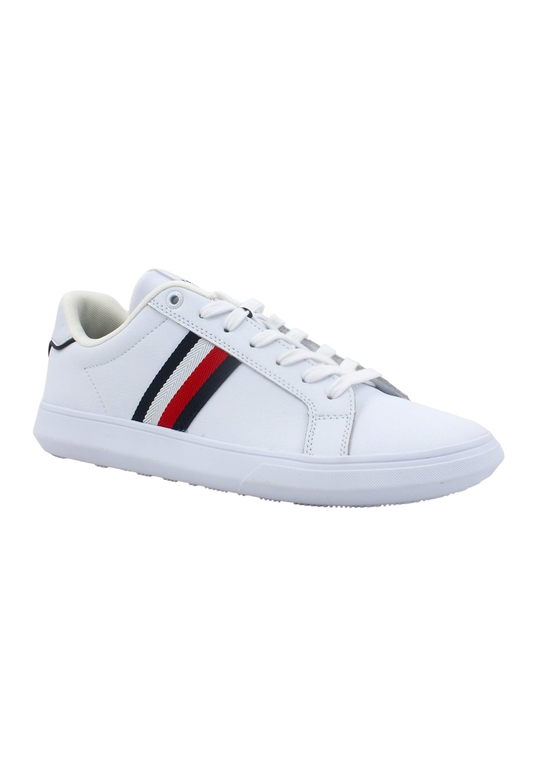 TOMMY HILFIGER Sneaker Uomo White FM0FM04732 - Sandrini Calzature e Abbigliamento
