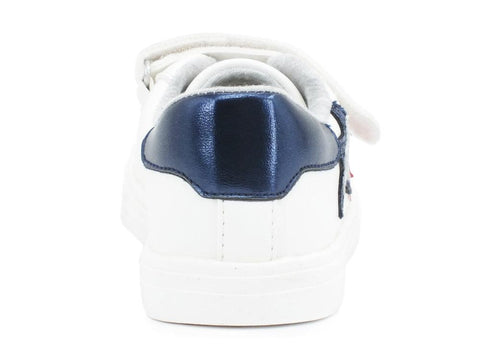 TOMMY HILFIGER Sneaker White Blue Red T1A4-30611 - Sandrini Calzature e Abbigliamento