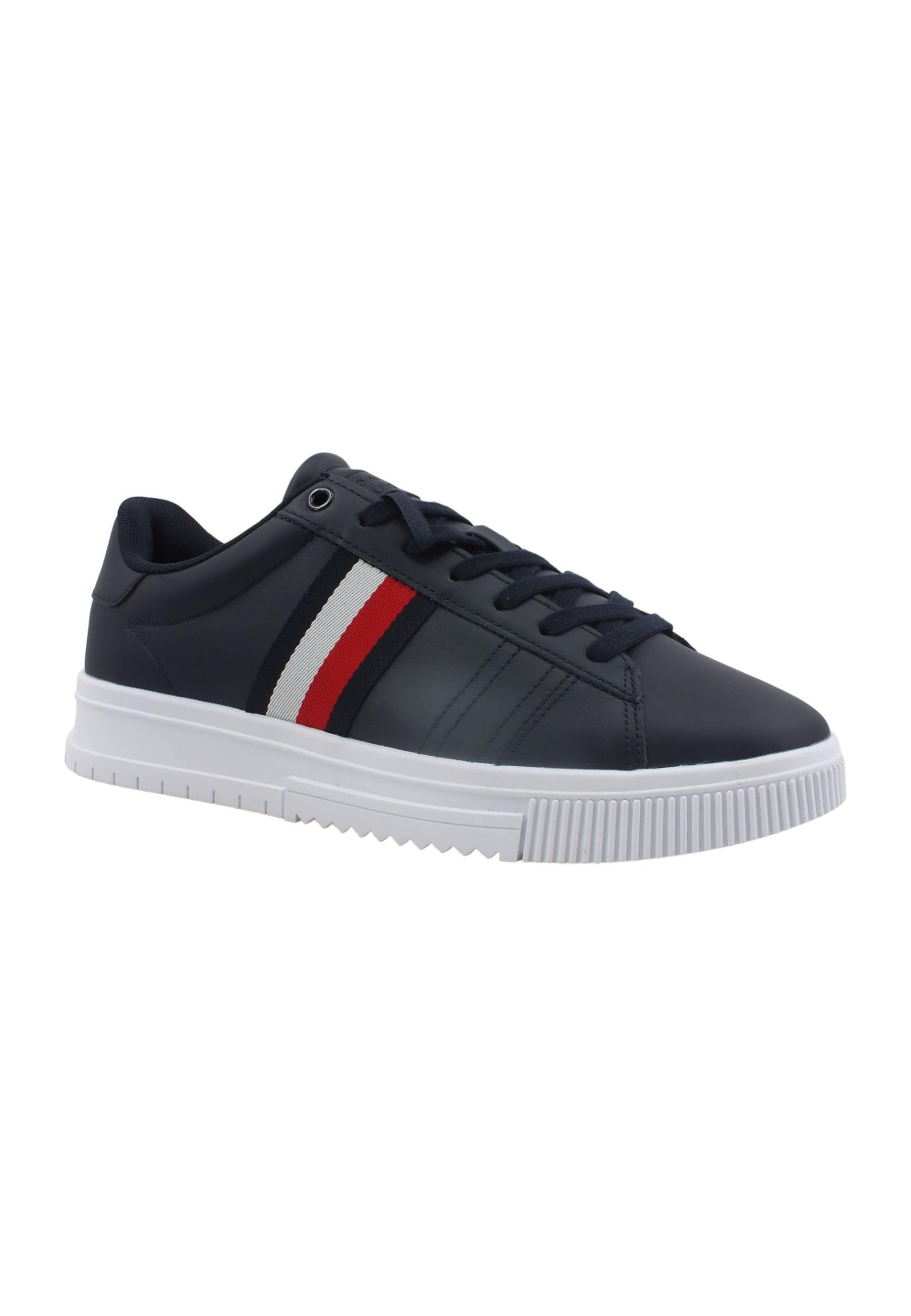 TOMMY HILFIGER Supercup Sneaker Uomo Desert Sky FM0FM04706 - Sandrini Calzature e Abbigliamento