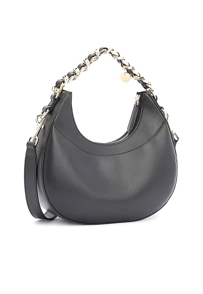 TOMMY HILFIGER Th Chic Borsa Shoulder Black AW0AW14177 - Sandrini Calzature e Abbigliamento