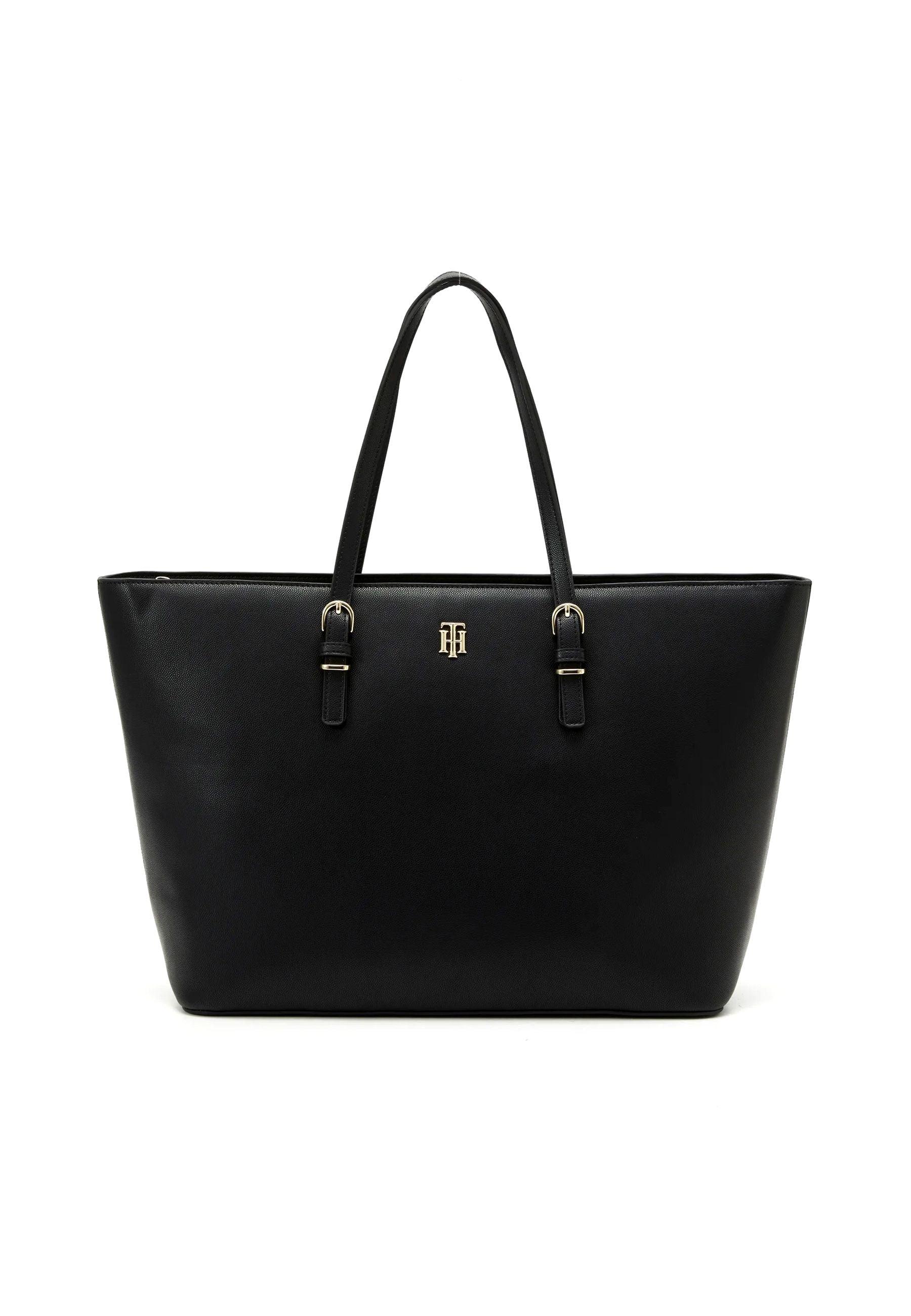 TOMMY HILFIGER Timeless Borsa Tote Donna Nero AW0AW13152 - Sandrini Calzature e Abbigliamento