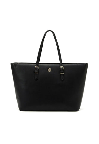TOMMY HILFIGER Timeless Borsa Tote Donna Nero AW0AW13152 - Sandrini Calzature e Abbigliamento