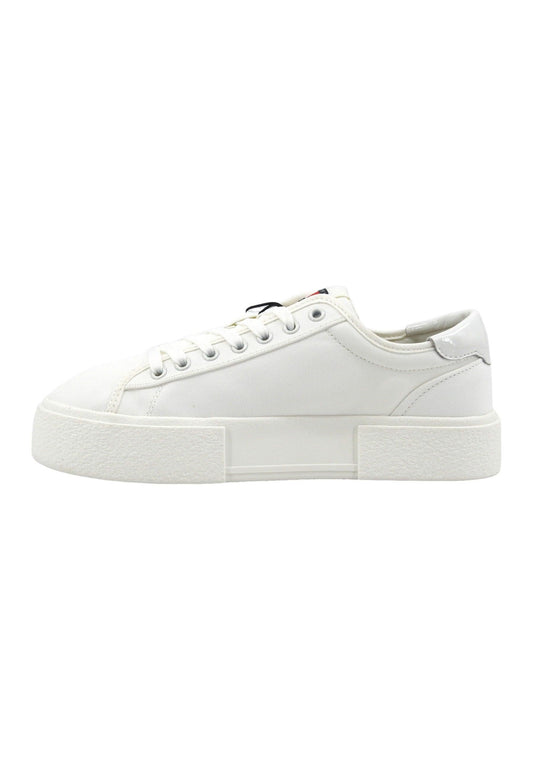 TOMMY HILFIGER TJM Sneaker Donna Ecru Bianco EN0EN02480 - Sandrini Calzature e Abbigliamento