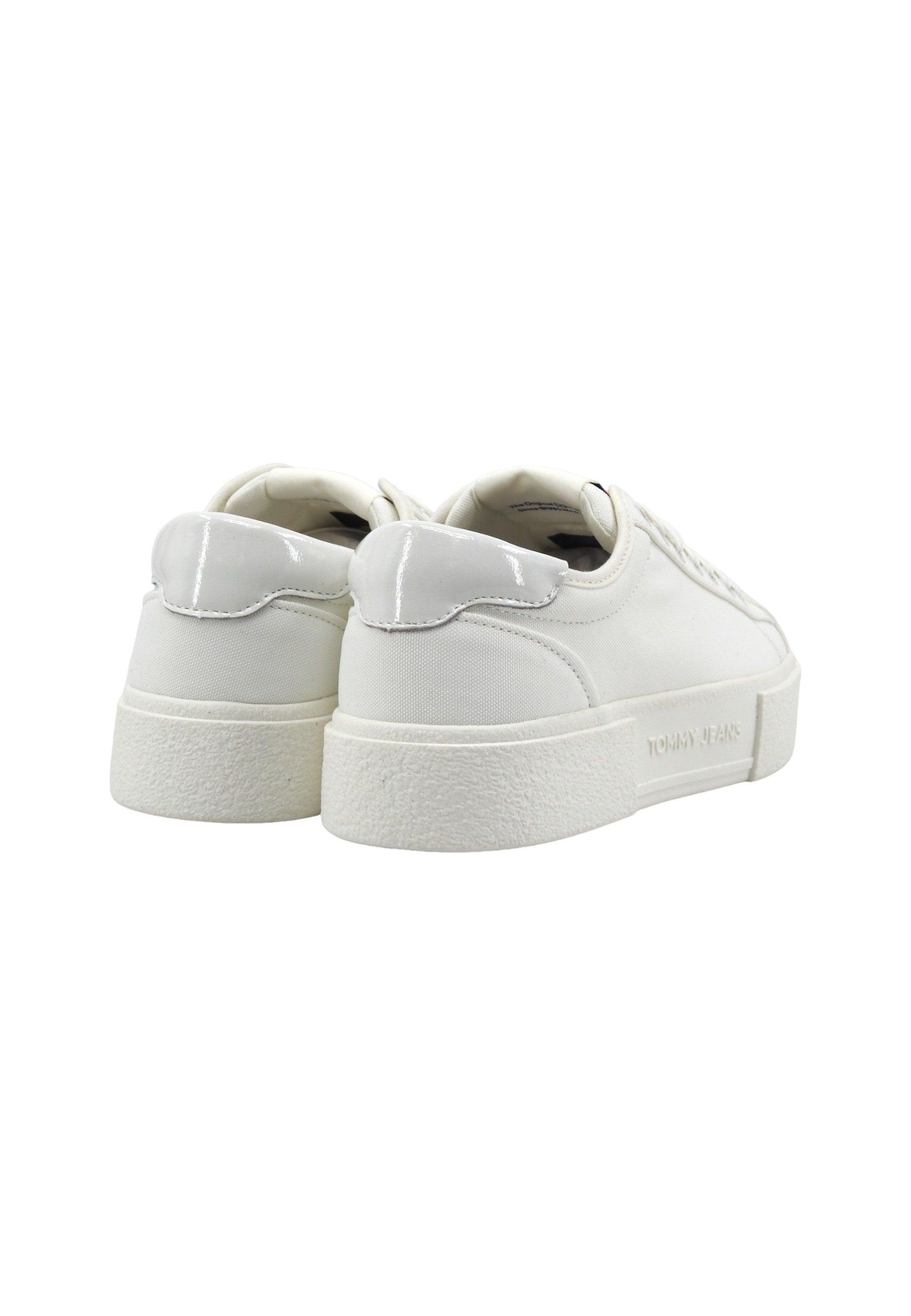 TOMMY HILFIGER TJM Sneaker Donna Ecru Bianco EN0EN02480 - Sandrini Calzature e Abbigliamento