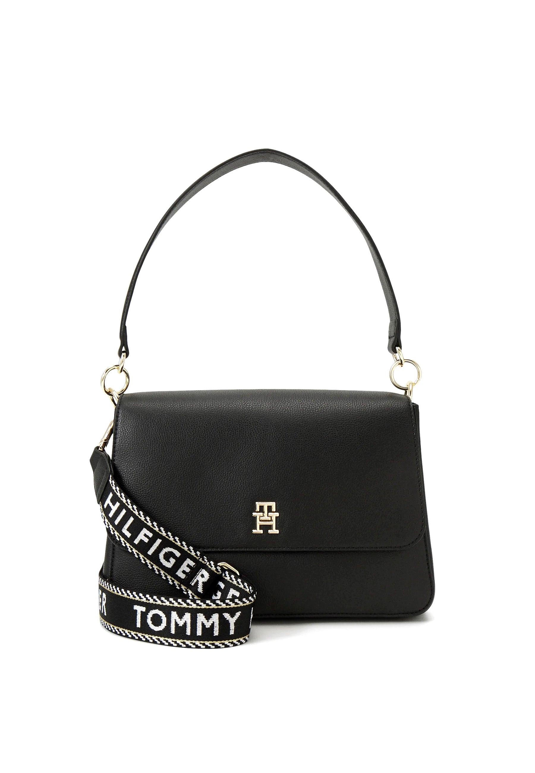 TOMMY HILFIGER Tommy Life Shoulder Borsa Black AW0AW14510 - Sandrini Calzature e Abbigliamento