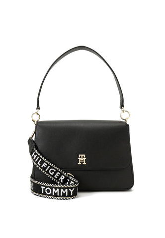 TOMMY HILFIGER Tommy Life Shoulder Borsa Black AW0AW14510 - Sandrini Calzature e Abbigliamento