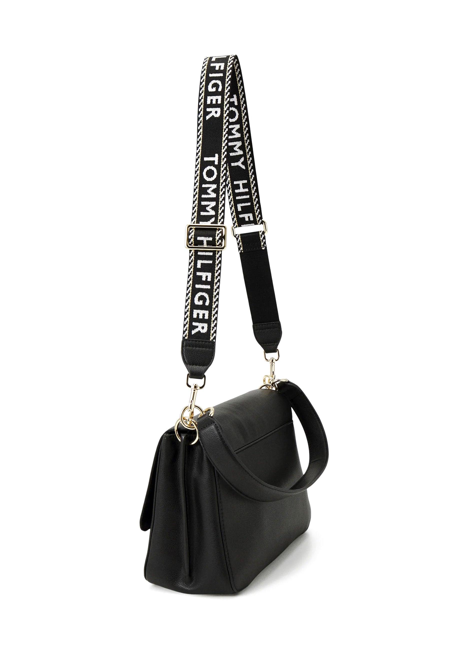 TOMMY HILFIGER Tommy Life Shoulder Borsa Black AW0AW14510 - Sandrini Calzature e Abbigliamento