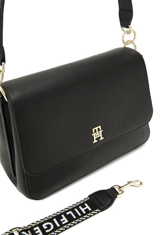 TOMMY HILFIGER Tommy Life Shoulder Borsa Black AW0AW14510 - Sandrini Calzature e Abbigliamento