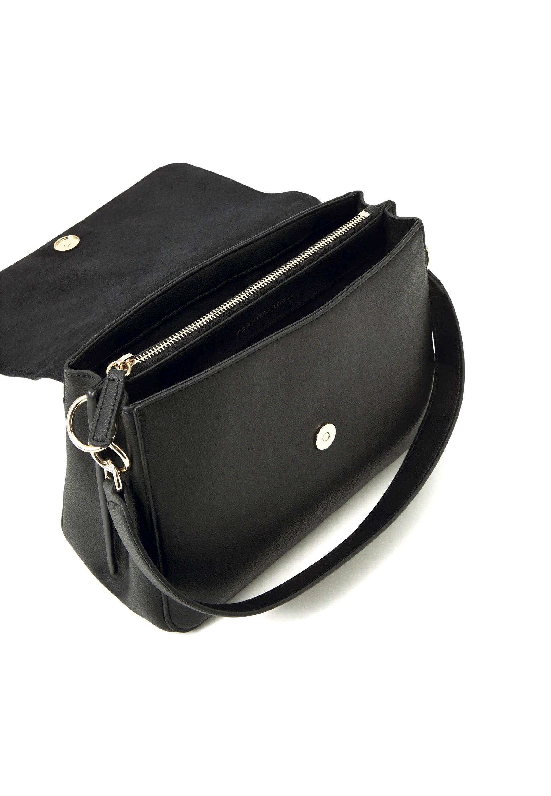 TOMMY HILFIGER Tommy Life Shoulder Borsa Black AW0AW14510 - Sandrini Calzature e Abbigliamento