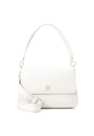 TOMMY HILFIGER Tommy Life Shoulder Borsa White AW0AW14510 - Sandrini Calzature e Abbigliamento