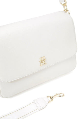 TOMMY HILFIGER Tommy Life Shoulder Borsa White AW0AW14510 - Sandrini Calzature e Abbigliamento