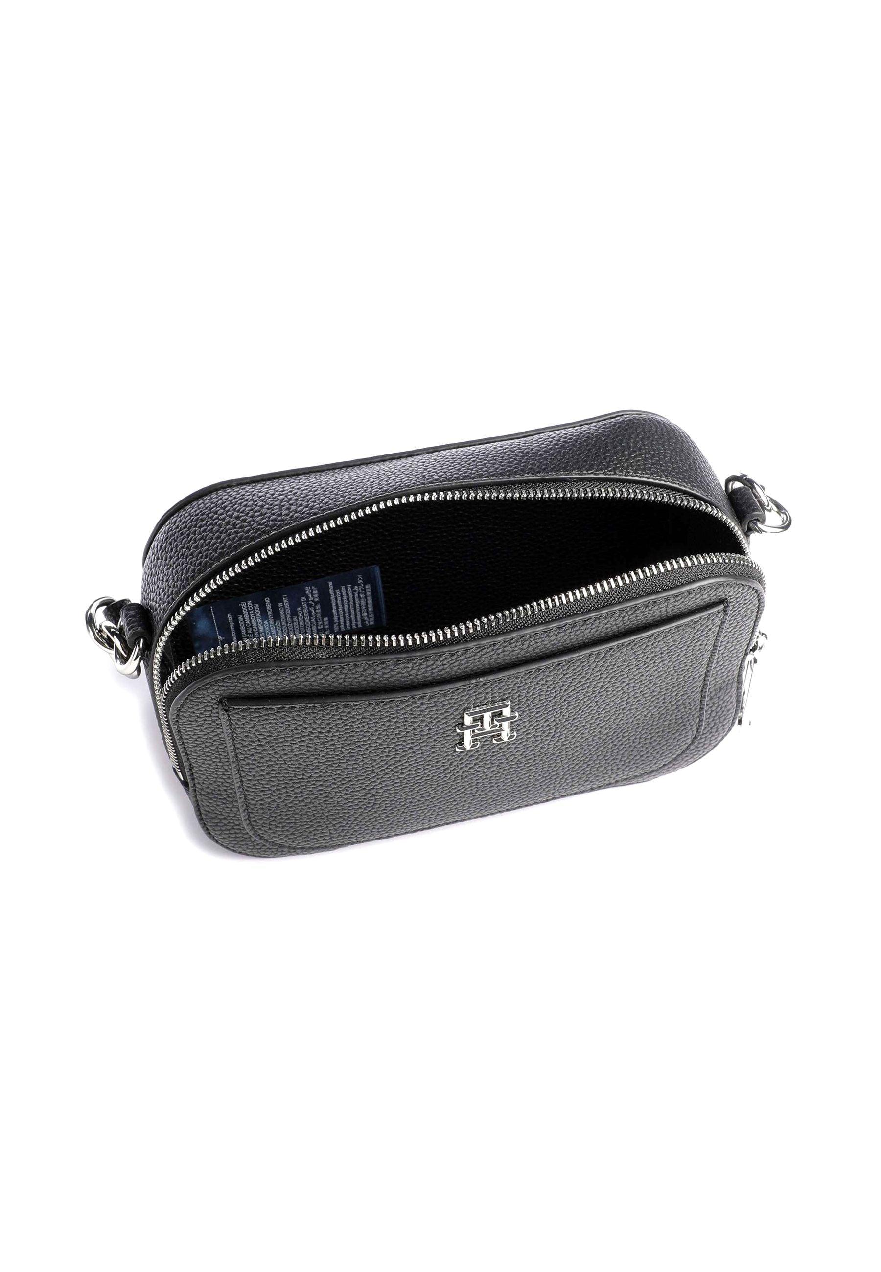 TOMMY HILFIGER Tracolla Camera Bag Black AW0AW14501 - Sandrini Calzature e Abbigliamento